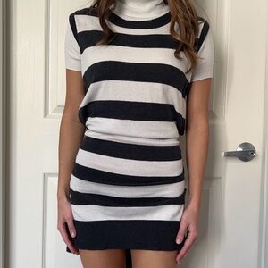 Current/Elliott Striped Sweater Dress